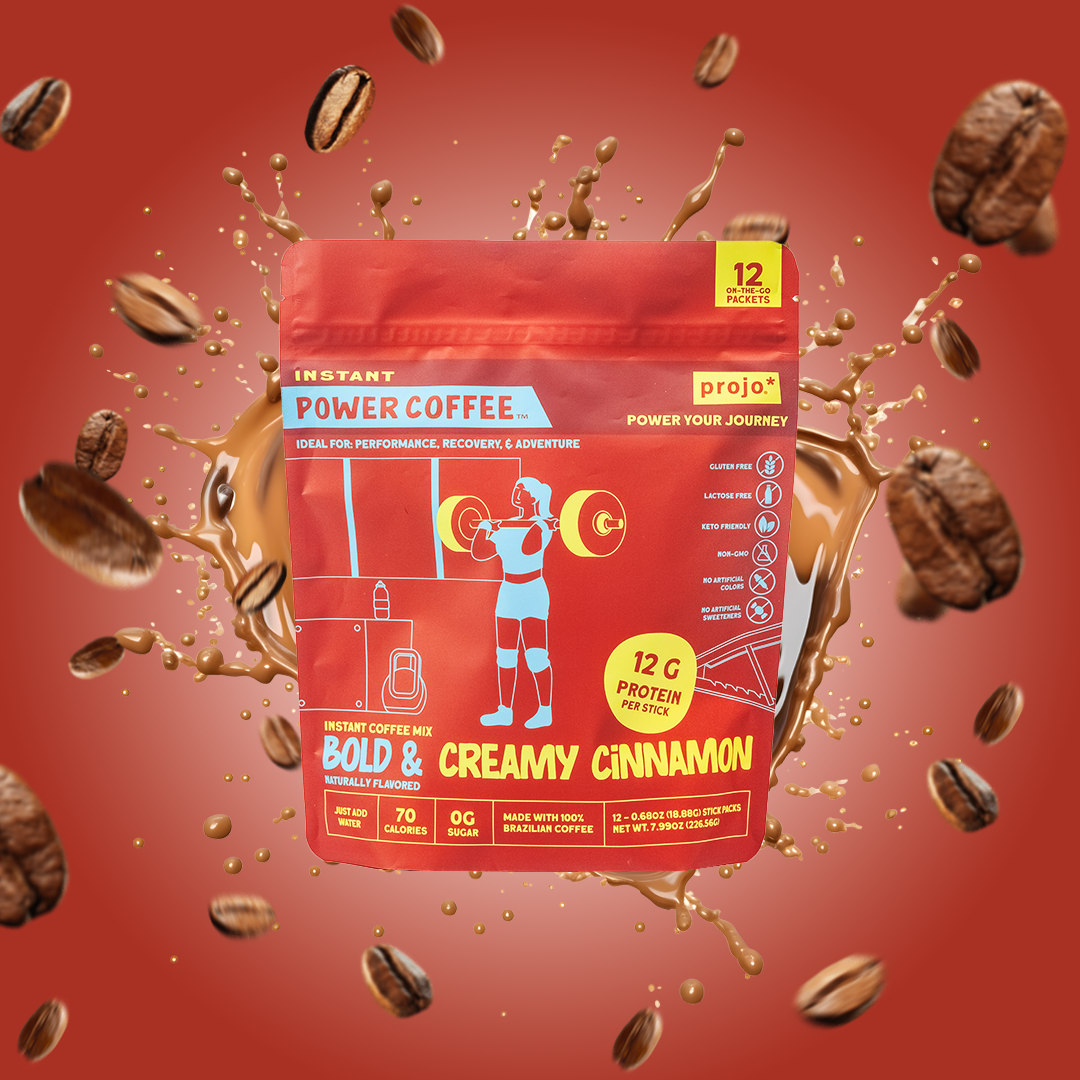 Projo* Instant Power Coffee - Bold & Creamy Cinnamon Flavor