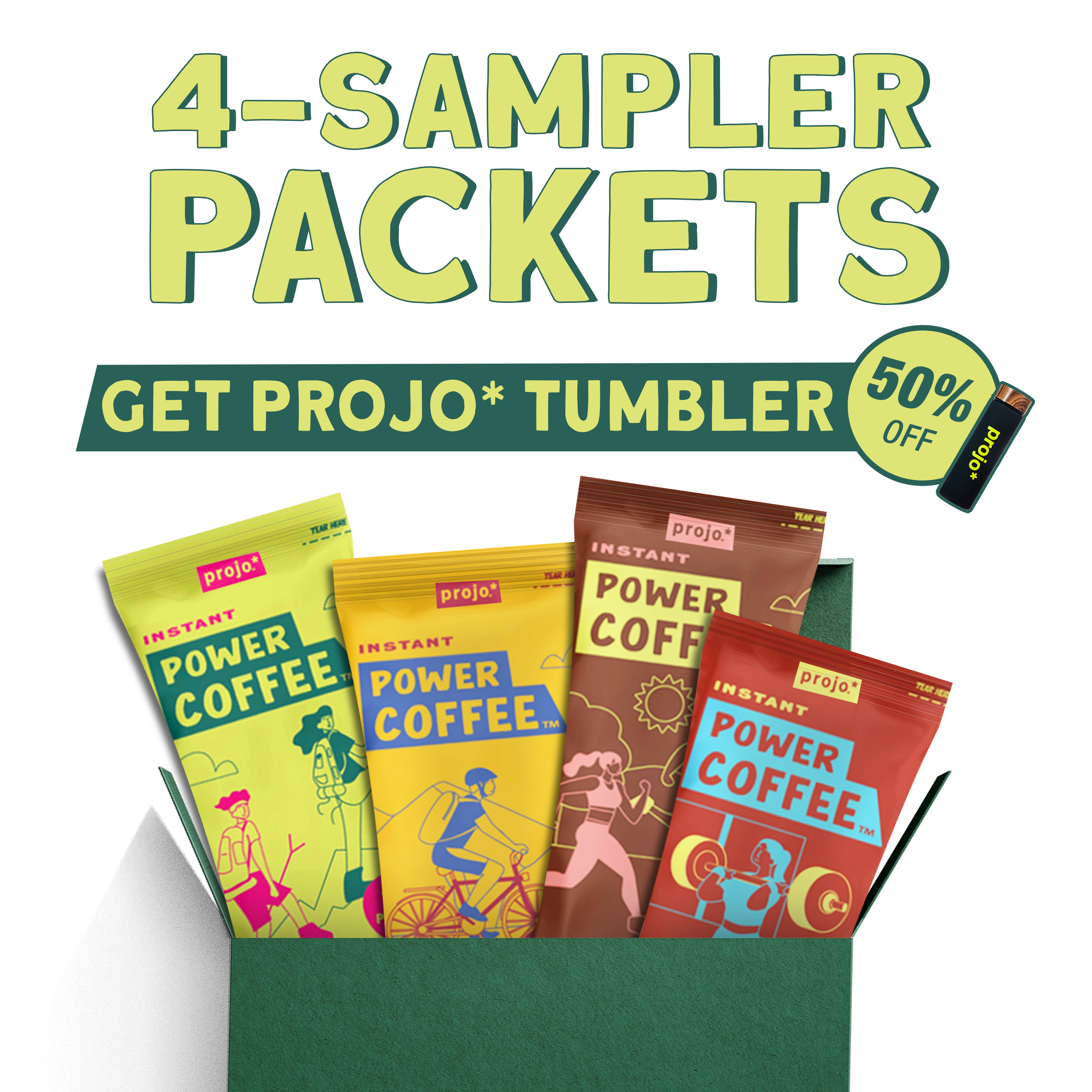 Projo* 4-sampler packets