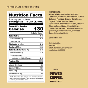 6 pack of Vanilla Latte